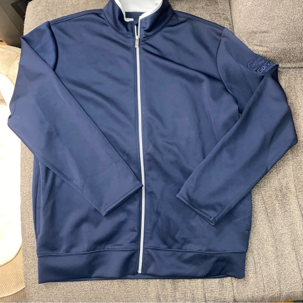 Men’s Antigua track golf zip-up jacket